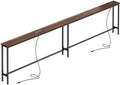 SUPERJARE 102 Inch Sofa Table with 2 Power Outlets and USB-C Ports