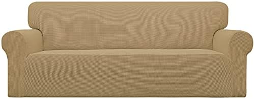 Easy-Going Stretch Couch Covers for Sofa Washable Large Golden