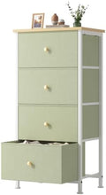Sweetcrispy Dresser for Bedroom, 4 Drawer Storage Cabinet, Tall Nightstand