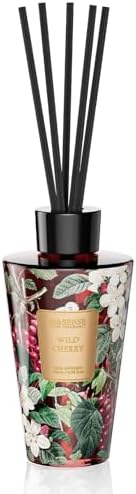 M&SENSE Reed Diffuser Set, Wild Cherry, 8.79 oz Natural Essential Oil