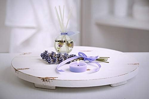 Reed Diffuser Set, Spa Lavender Scented Oil Diffuser with Sticks, Home Fragrance Accessories for Bathroom Shelf Decor, Aroma Diffusers for Home or Office Desk, USA Made