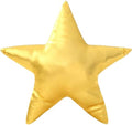 Golden Star Decorative Throw Pillow, Adorable Star Accent Cushion for Bed Couch Sofa, Waist Cushion for Car Seat Back Support, Photography Prop and Home Decor