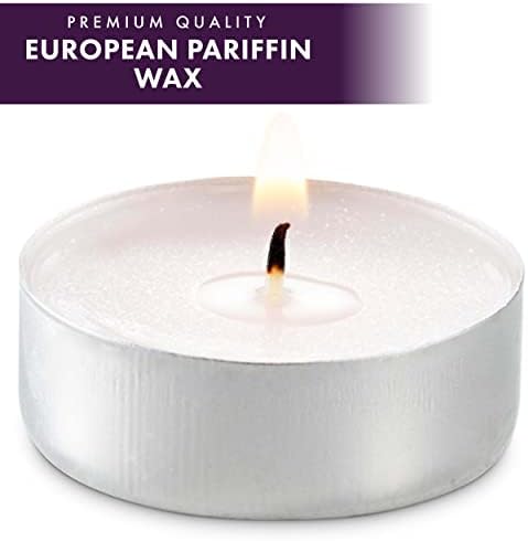 MontoPack Unscented Tea Light Candles 400 Pack | 4 Hours, White, Smokeless, Dripless Small Votive Paraffin Tealights | Long-Lasting for Home, Shabbat, Weddings, Events, Emergencies | Mini Candles Bulk