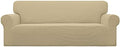 Easy-Going Stretch Oversized Sofa Couch Slipcover Washable Beige