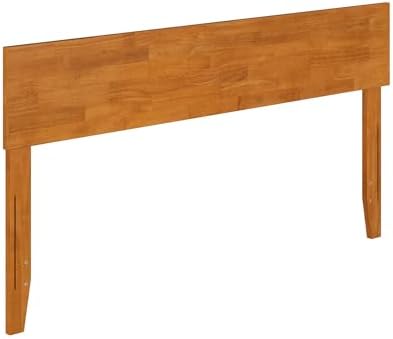 AFI, Orlando Queen Adjustable Modern Wood Panel Headboard, Light Toffee
