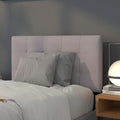 EMMA + OLIVER Twin Quilted Tufted Headboard