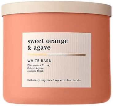 Bath & Body Works 3-Wick Candle, Sweet Orange & Agave Citrus, 14.5 oz
