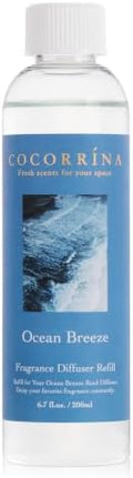 COCORRÍNA Refill - Ocean Breeze Scented Oil for Reed Diffuser Home Fragrance for Bedroom, Bathroom