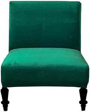 Eco-Ancheng Armless Chair Slipcover Removable Armless Accent Chairs Covers Washable Armless Slipper Chair Slipcover Printed Armless Chair Furniture Protector Covers for Living Dining Room Hotel