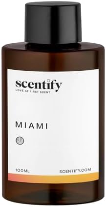 Scentify Miami Aroma Oil Refill for Diffusers, 100ml / 3.38 fl oz