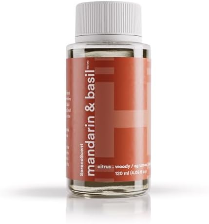 Homedics SereneScent Waterless Diffuser Oil Refill — Mandarin Basil (120ml)