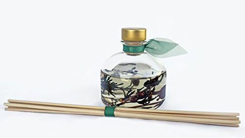 Reed Diffuser Set, Winter Forest Pine Scented Oil Diffuser with Sticks, Home Fragrance Accessories for Bathroom Shelf Decor, Aroma Diffusers for Home or Office Desk, USA Made