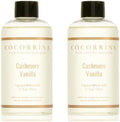 COCORRÍNA Refill - Cashmere Vanilla 6.7 fl oz /2 Pack Reed Diffuser Refill with Sticks