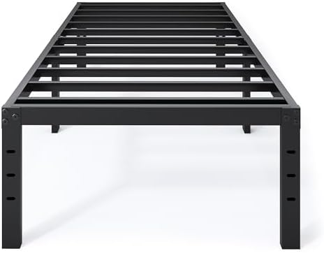 Twin Bed Frame - 18 in Sturdy Platform Bed Frame Twin Size