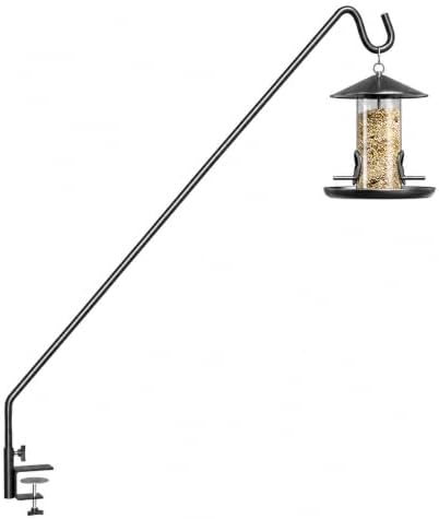 MIXXIDEA Heavy Duty Extensible Deck Hook - Adjustable for Hanging Bird Feeders, Plants, Wind Chimes, Lanterns