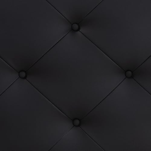 Baxton Studio Baltimore Modern and Contemporary King Black Faux Leather Upholstered Headboard