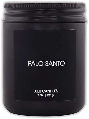 Lulu Candles | 4 Pack Scented Candles Gift Set | Gift Set for Home, Men, and Women | Jasmine, Oud & Sandalwood, Blood Orange & Grapefruit, Tobacco, Spice & Vanilla, and Palo Santo (4PCS - 7 Oz/Each)