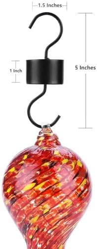 Hummingbird Feeder Ant Moat, Hummingbird and Oriole Feeder Hanging Ant Guard, Feeder Accessory Hooks - 3 Packs
