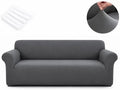 Sofa Cover - Stretch Soft Sofa Slipcover Couch Sofa Cover, Washable Furniture Protector with Non-Slip Foam and Elastic Bottom for Living Room Armchair Furniture