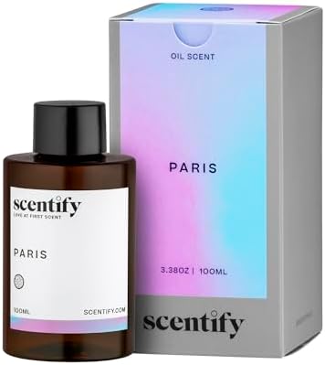 Scentify Paris Aroma Oil Refill for Diffusers, 100ml / 3.38 fl oz