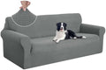 U-NICE HOME Oversized Stretch Couch Cover Slipcover, Grey
