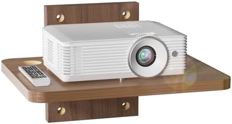WALI 1 Tier Floating TV Wall Shelf for Projector, DVD Player