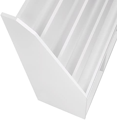 RiverRidge Kids 4 shelves Three Cubbies Bookrack, White (02-251), 11.81"D x 35"W x 36"H