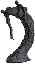 Hebdids Modern Art Sculpture - Living Room and Office Dynamic Climbing Wall Character Decoration, Black Statue,9 x 5.51 x 1.97inches Elegant Black Home Decoration Gift