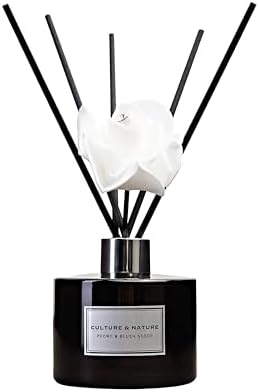 CULTURE & NATURE Reed Diffuser Set (6.7oz, Peony & Blush Suede)