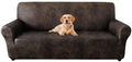 ANARACHON 1-Piece Leather-Look Sofa Cover,Sofa Slipcover Width 78"-88"