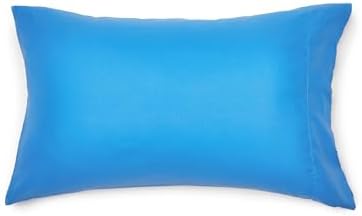Amazon Basics 5-Piece Microfiber Kid's Bed-in-a-Bag Bedding Set, Twin, Blue, Solid