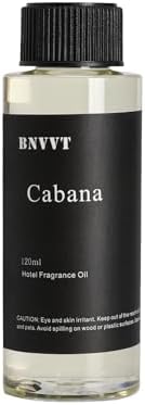 Hotel Diffuser Oil Cabana - The Iconic 5-Star Hotel Coastal Blend - Lemon Bergamot Sea Breeze - 120 mL Premium Fragrance Oil for Ultrasonic and Waterless Diffusers and Crafting