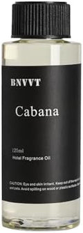 Hotel Diffuser Oil Cabana - The Iconic 5-Star Hotel Coastal Blend - Lemon Bergamot Sea Breeze - 120 mL Premium Fragrance Oil for Ultrasonic and Waterless Diffusers and Crafting