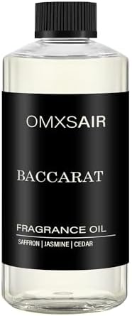 Baccarat Inspired Hotel Diffuser Oil for Home Luxury Scents - 500ml/16fl oz