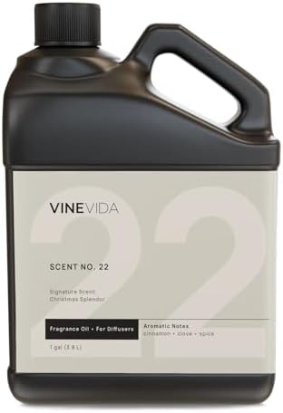 VINEVIDA [128 Fl Oz] Christmas Splendor Fragrance Oil for Cold Air Diffusers, Essential Oils for Diffuser Oil Refill & Air Freshener Room Spray