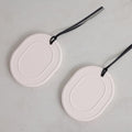 Hanging Aroma Stone Diffuser, Odor Eliminator & Air Freshener for Closet, Suitcase, Drawer, Passive Ceramic, Reusable, 2 Pack