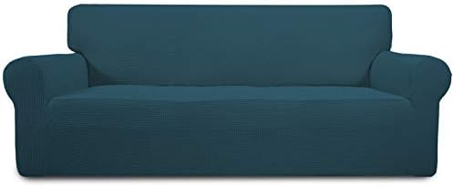Easy-Going Stretch Couch Covers for Sofa Washable Large Deep Teal