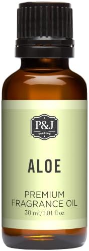 P&J Fragrance Oil - Aloe Oil 30ml - Candle Scents, Soap Making, Diffuser Oil, Fresh Scents