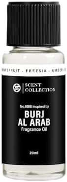 Luxury Hotel Scent Diffuser Oil Dubai 20ml for Home – Long Lasting Aroma Oil Refill for Cold Air & Waterless Diffusers, Large Room Home Fragrance, Hotel Style Aromatherapy Oil 0.68 Fl Oz