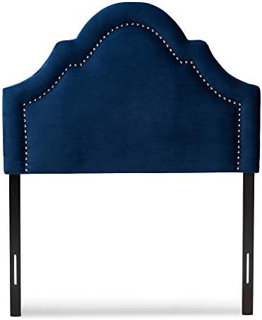 Baxton Studio Headboards, Twin, Navy Blue
