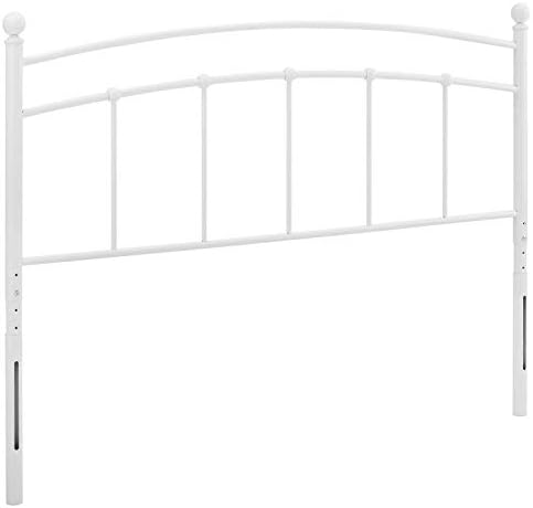 Modway Abigail Twin Metal Headboard in White