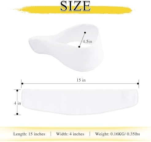 NICETOWN Magnetic Curtain Tiebacks - Modern Unique Upgraded Design Decorative Drape Tie Backs Holder for Window Draperies, No Tools Required (White, 15 X 4 Inches, Set of 4)