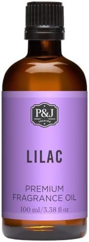 P&J Fragrance Oil - Lilac Oil 100ml - Candle Scents, Soap Making, Diffuser Oil, Fresh Scents