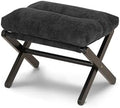 Baveke Foldable Ottoman Foot Rest for Chair, Small Foot Stools Ottoman for Home Decor, Space-Saving Foot Rest for Couch Living Room, Bedroom, Entryway