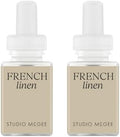 Pura x Studio McGee Home Diffuser Refill, 2 Pack, French Linen