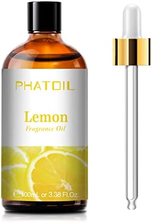 PHATOIL Lemon Fragrance Oil for Diffuser Aromatherapy 3.38FL.OZ