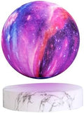 Levitating Moon Lamp,Floating and Spinning in Air Freely with 3D Printing LED Moon Light Has 16 Colors 20 Modes for Unique Christmas Gifts,Room Decor (Marble Base 16 Colors Galaxy Moon)