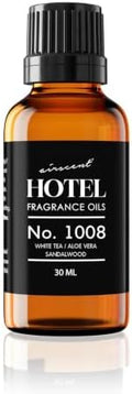 AirScent Hotel Diffuser Oil No. 1008 - White Tea, Aloe Sandalwood - 30 mL