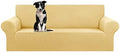 KEKUOU Stretch Oversized Couch Covers for Sofa Slipcover,Champagne
