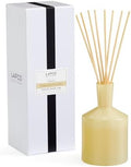 LAFCO New York Classic Reed Diffuser, Chamomile Lavender - 6 oz - Up to 3 Months Fragrance Life - Reusable, Hand Blown Glass Vessel - Natural Wood Reeds - Made in the USA